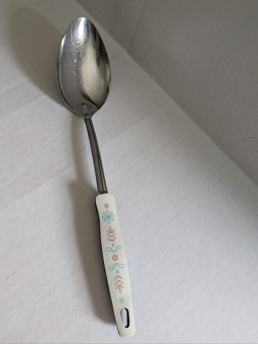 Vintage Ekco Chromium Plated Dutch Tulip Spoon